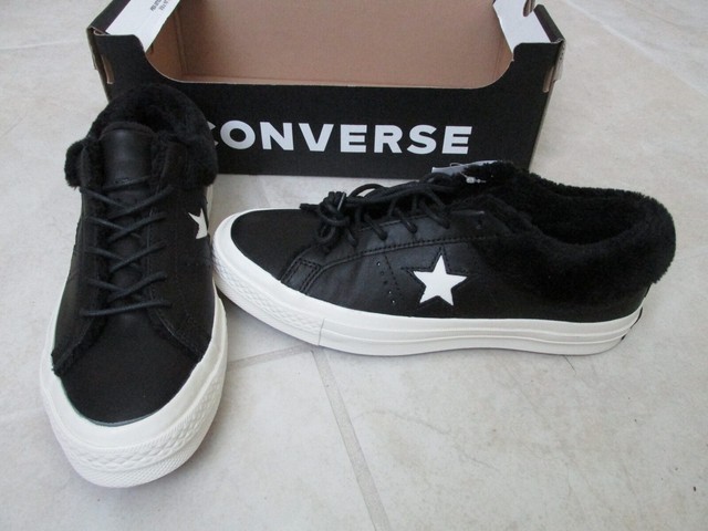 converse one star fuzzy ox sneaker