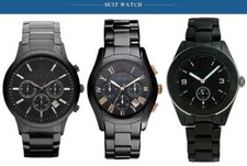 Hochwertige Keramik Uhrenarmbänder für AR1451 AR1452 AR1400 AR1410 22mm 24mm Sch