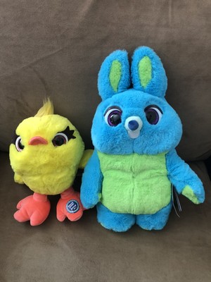 Toy Story 4 Ducky And Bunny Talking Carnival Plush Toys Disney Store New Ebay