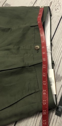 I.N.C International Concepts Men’s Men's Straight-Fit Linen Pants,Olive Twist 29 - Picture 8 of 14