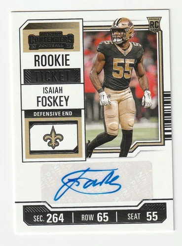 2023 Panini Contenders Isaiah Foskey #239