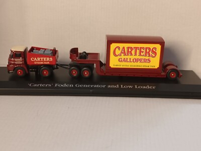Carters Foden Generator & Low Loader - 1:76 Atlas 4654101 Verp. beschädigt