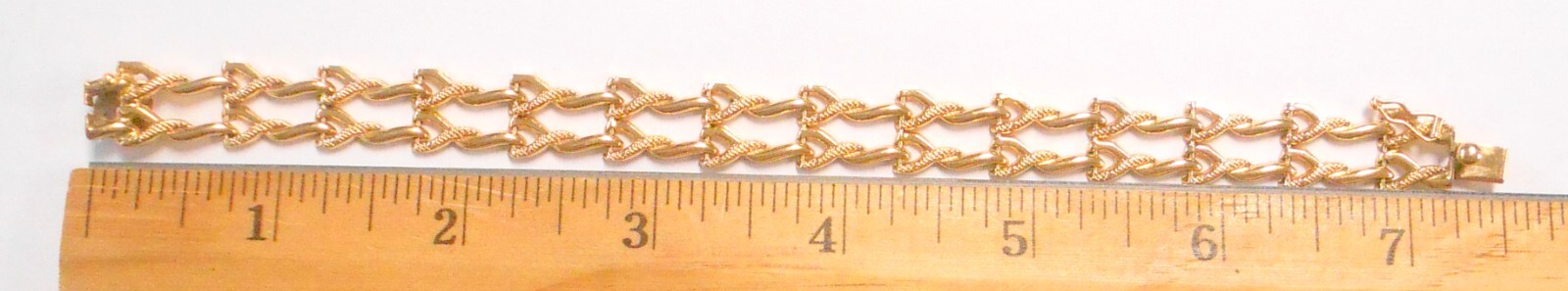 2 Rows Twisted Rope Smooth Texture Solid 750 18K … - image 5