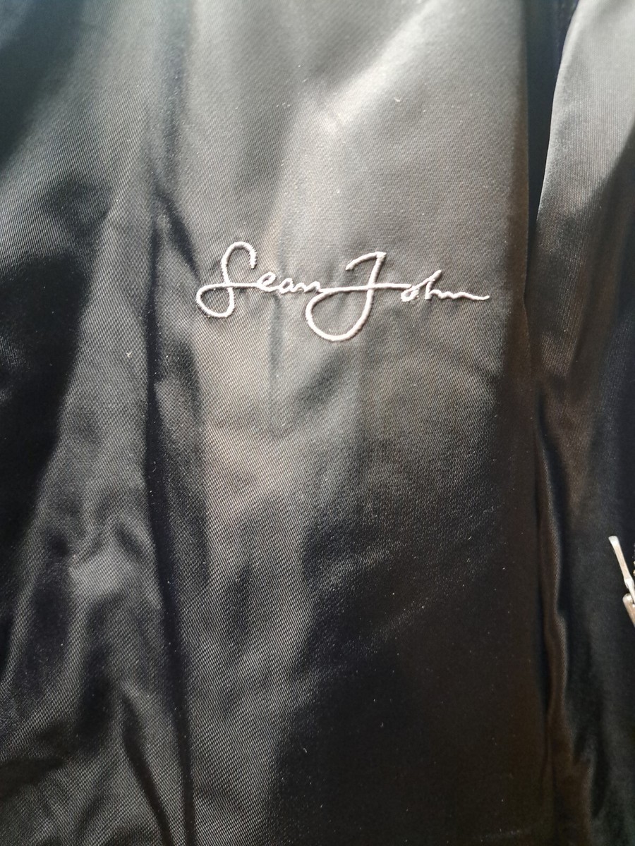S*S様 vtg Sean john n2b n-2b down jacket Sean John Vintage 2000s Bomber Puffer Jacket XL Black