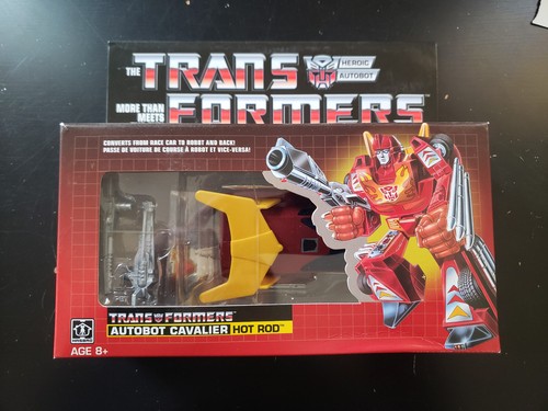 Transformers G1 Hot Rod Autobot Cavalier 2018 Reissue Walmart EX NEW As Pictured EBay transformers-g1-hot-rod-autobot-cavalier-2018-reissue-walmart-ex-new-as-pictured-ebay