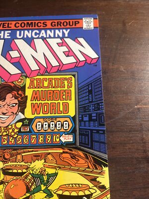 Uncanny X-men #123 アーケード登場❗️アメコミリーフ Uncanny X-Men #123 July 1979 Arcade Murder world STORM KEY
