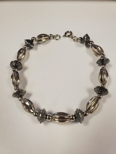 Sterling Silver 7.5" Very Unique Bracelet 10.2 Gr. - Picture 3 of 7