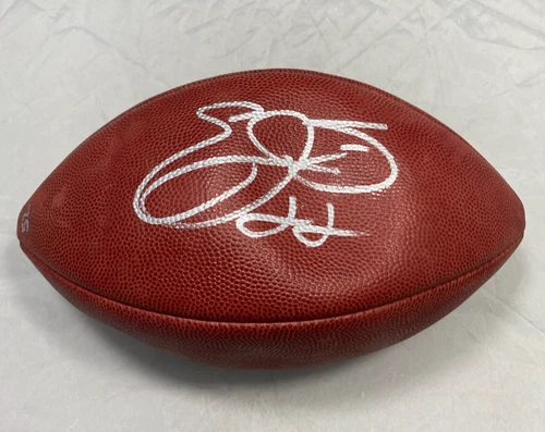 Emmitt Smith Autographed Game-Used Football Rushing TD #160 - Arizona Cardinals