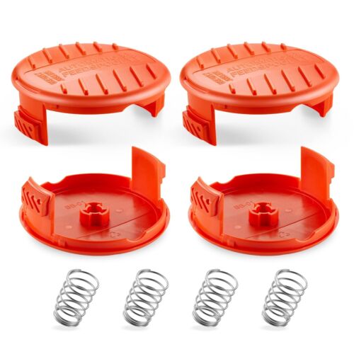 Trimmer Line Cap and Spring for BLACK+DECKER,Trimmer Replacement Spool Cap Co...