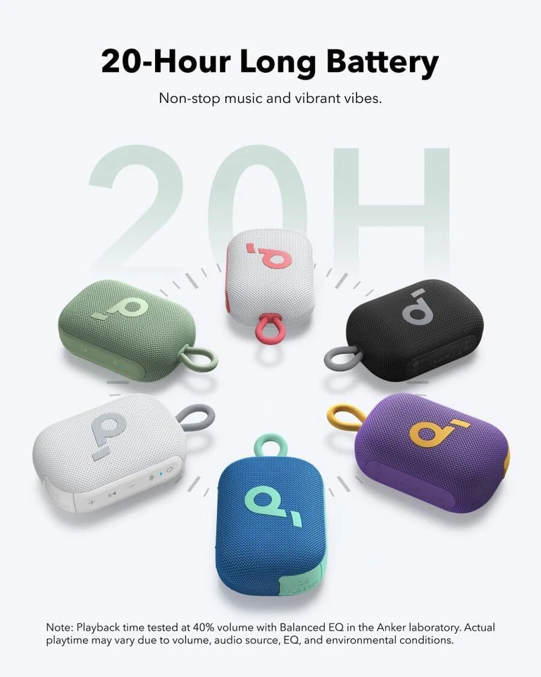 Altavoz Bluetooth Soundcore Select 4 Go Ultra Portátil 20H Tiempo de Juego Impermeable Foto 2 de 2