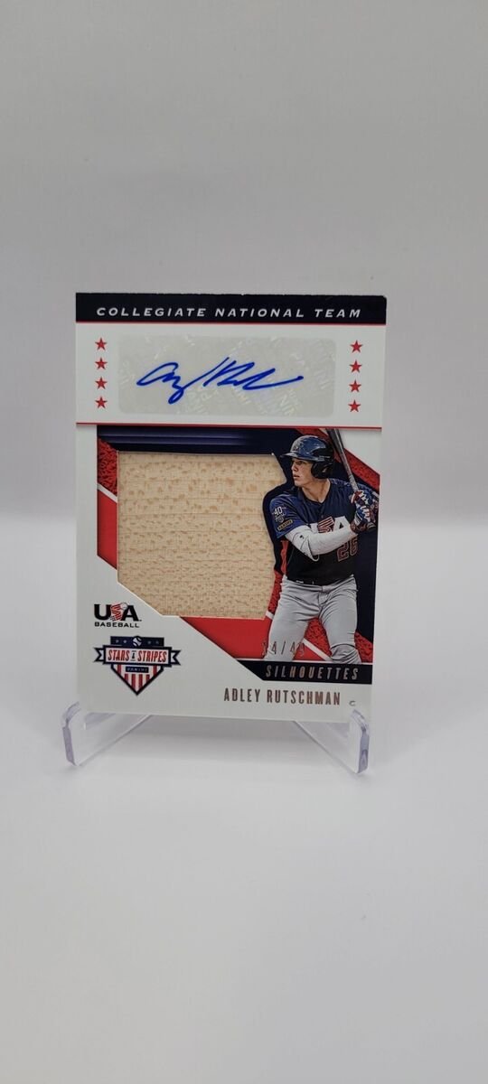 2019 Panini USA Stars & Stripes Relic Auto Adley Rutschman 2019 Panini USA Stars & Stripes Relic Auto Adley Rutschman