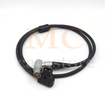Arri Alexa Mini Camera Power Cable 40in ， 2B Right Angle D-Tap to 8 Pin Female