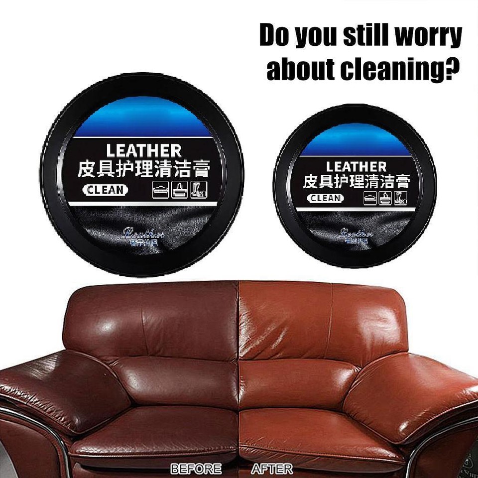 Cleaning Cream Leather Care Multifunctional Car Interior Seats Sofa No