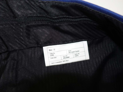 Joseph Abboud schmale Passform Herrenhose Größe 38 neu mit Etikett hellblau 100 % Wolle Hosen - Bild 7 von 9