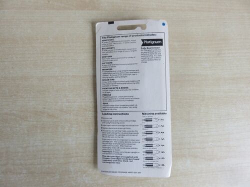 Green / Silver Platignum Italic Cartridge Pen in Sealed, Unopened Pack. - Picture 4 of 5
