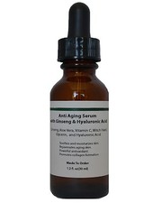 Anti Aging Serum with Ginseng,Aloe Vera, and Hyaluronic Acid Serum