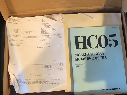 motorola M681CS05C Training Kit With several CPU NEW - Bild 6 von 8