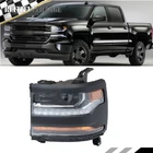 Driver Left Side For 2016-2018 Chevy Silverado 1500 Headlight Headlamp Assembly