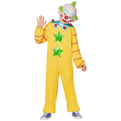 Kids Killer Klowns from Outer Space  Shorty Jumpsuit Costume with Mask