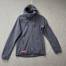 Bergans of Norway Hareid lady jacket size medium grey hooded full zip