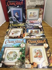 Lot of 6 For the Love of Cross Stitch  1992