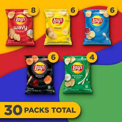 Lay's Mix Variety Pack Potato Chips, 30 pk. | eBay