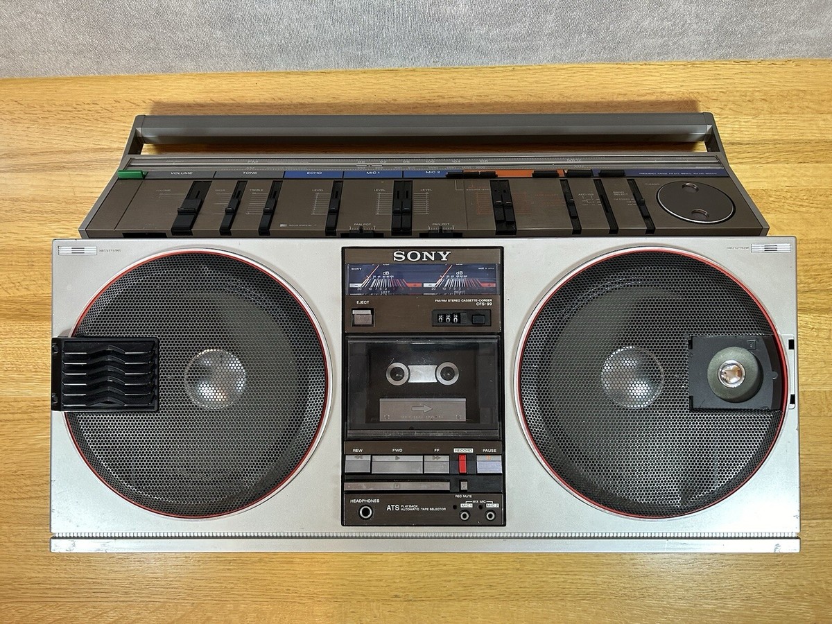 SONY CFS-99 ビッグラジカセ 昭和レトロ