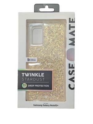 F1. Case-Mate Twinkle Stardust Case For Samsung Galaxy Note10+ In Gold Glitter