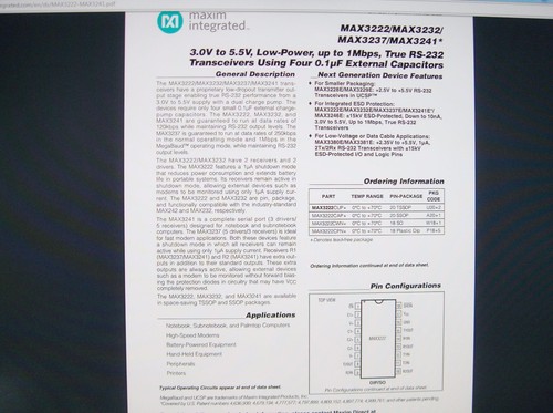 Controlador/receptor de línea MAX3232 #21-883 - Imagen 2 de 5