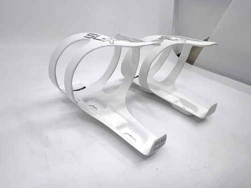 Used VGC FSA SL-K White Bottle Cages - Picture 2 of 6
