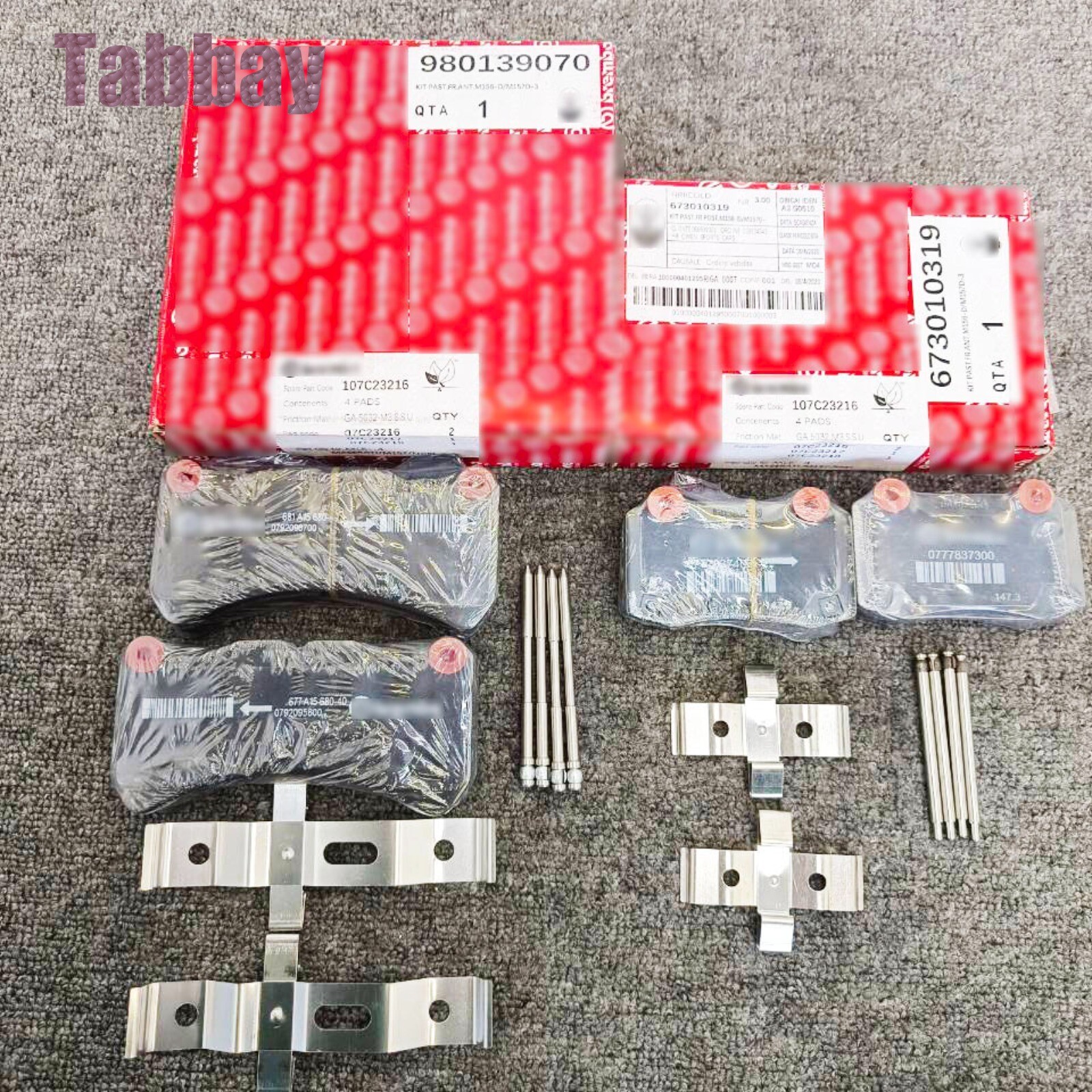 NEW OEM Front & Rear Brake Pads Set for Maserati Ghibli & Quattroporte