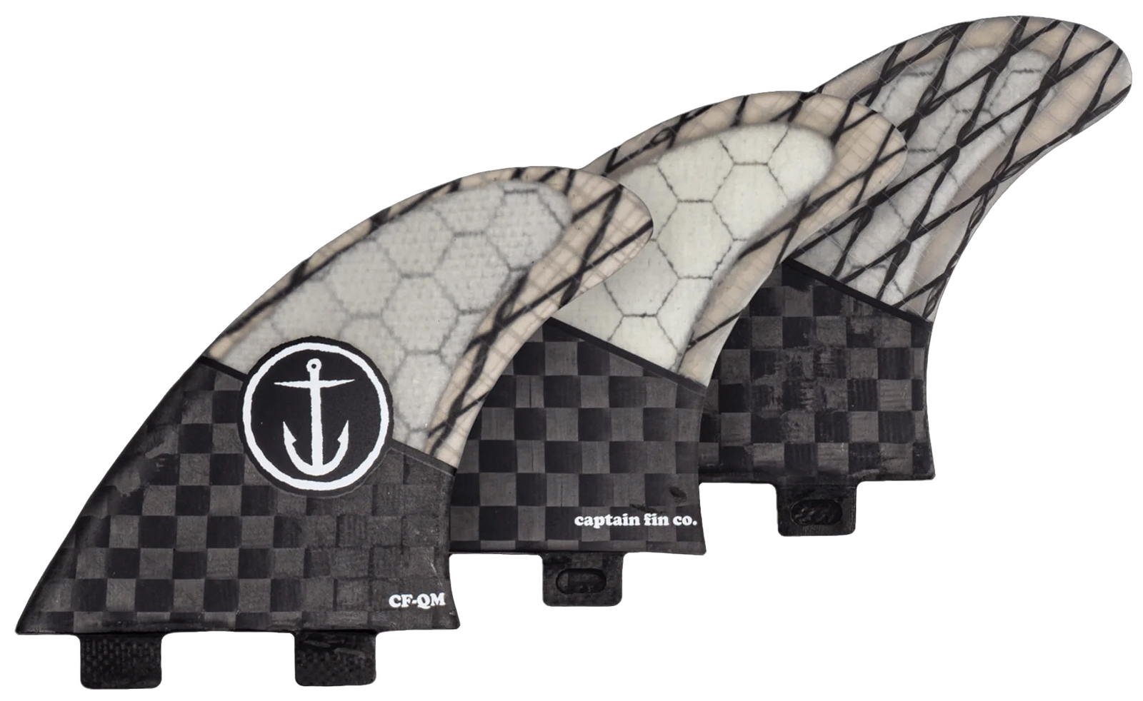 Комплект плавников подруливающего устройства Captain Fin CF Quickness Twin Tab - Черный - M - Новый