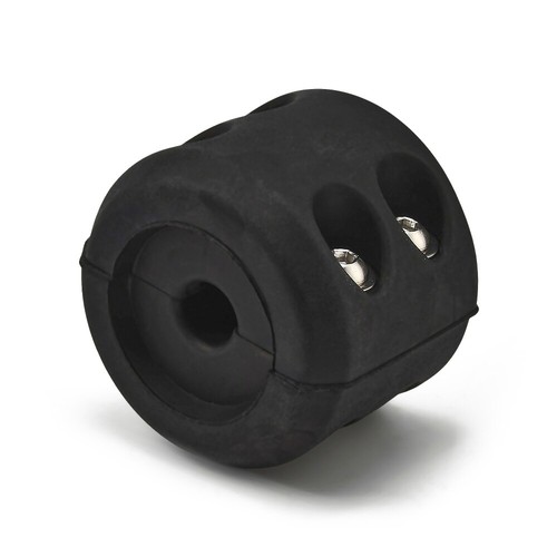 Black ATV Silicone Rubber Winch Stopper for Wire& Synthetic Rope Shock Absorbent - Picture 7 of 10