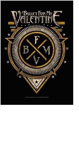 Bullet For My Valentine Band Musik Album Song Emblem Stoff Poster Flagge 30x40" - Bild 1 von 1