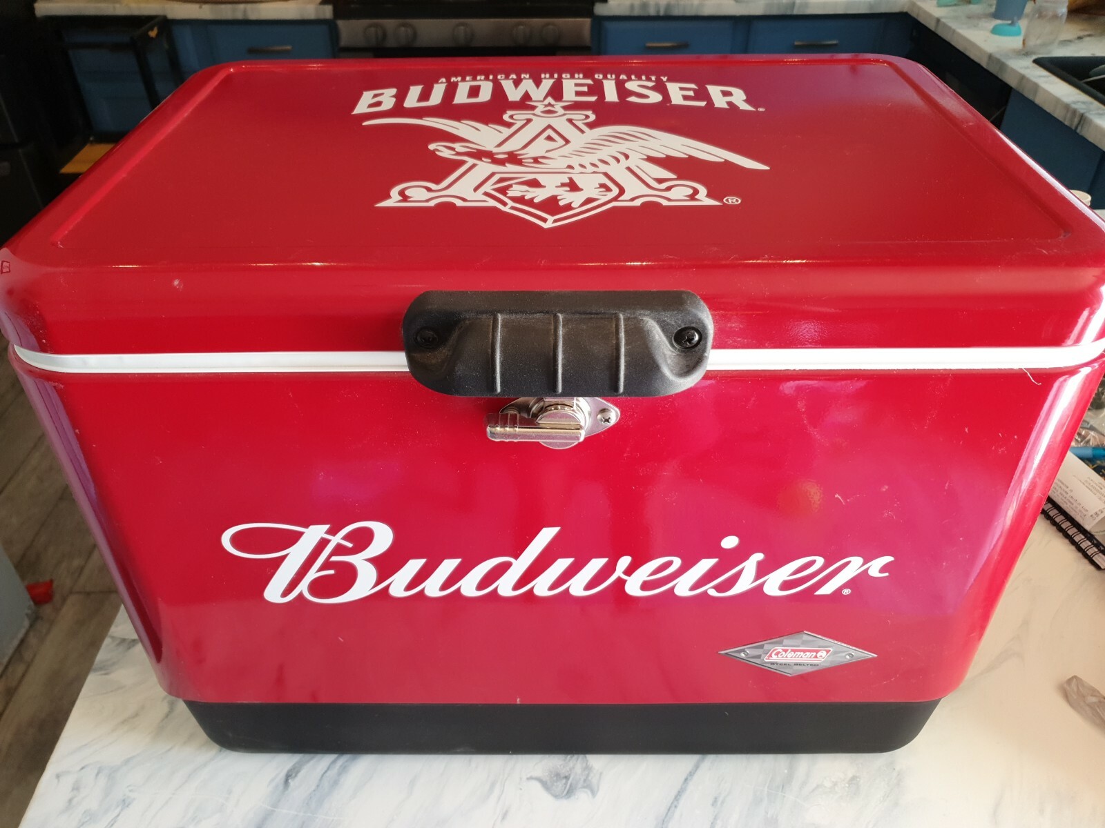 coleman budweiser cooler
