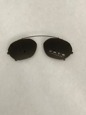 Vintage KATA Tribal 301 Clip-On/Over Bronze Colored Metal Sunglasses RARE Unused