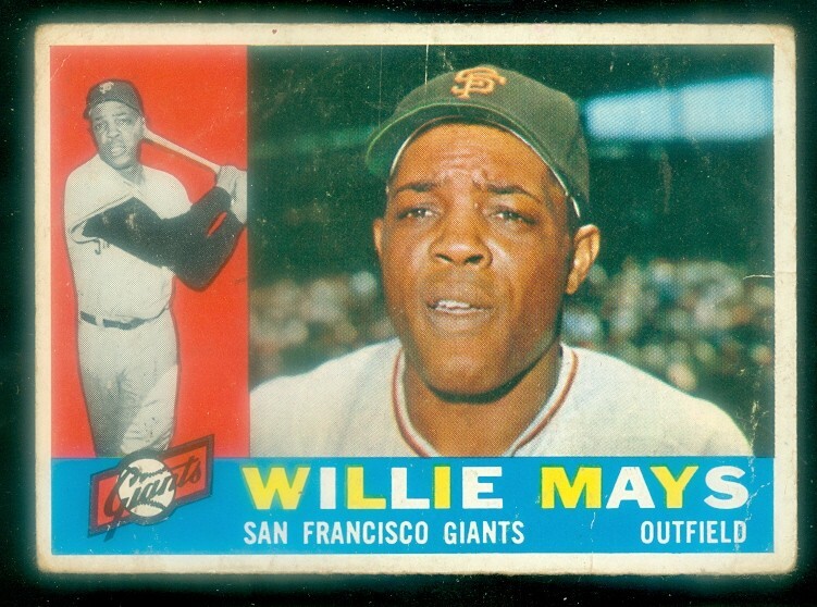 1960 TOPPS #200 WILLIE MAYS FAIR