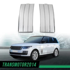 Fit For 2013-22 Range Rover L405 Silver Door Side Fender Vent Molding Cover Trim