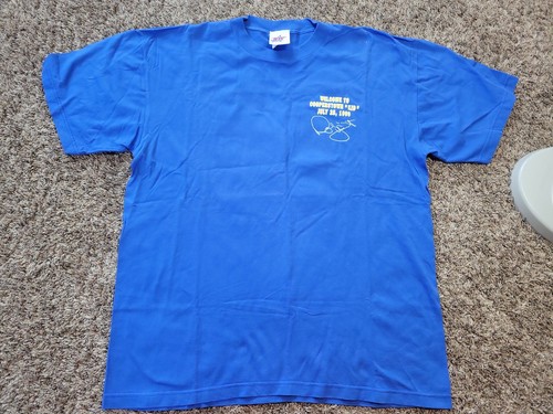 Vtg 1999 Robin Yount Milwaukee Brewers HOF Cooperstown Blue T Shirt Sz Mens XL - Picture 2 of 8