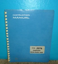 Tektronix 3S76 Sampling Dual Trace Plug-in Unit Instruction Manual 1963
