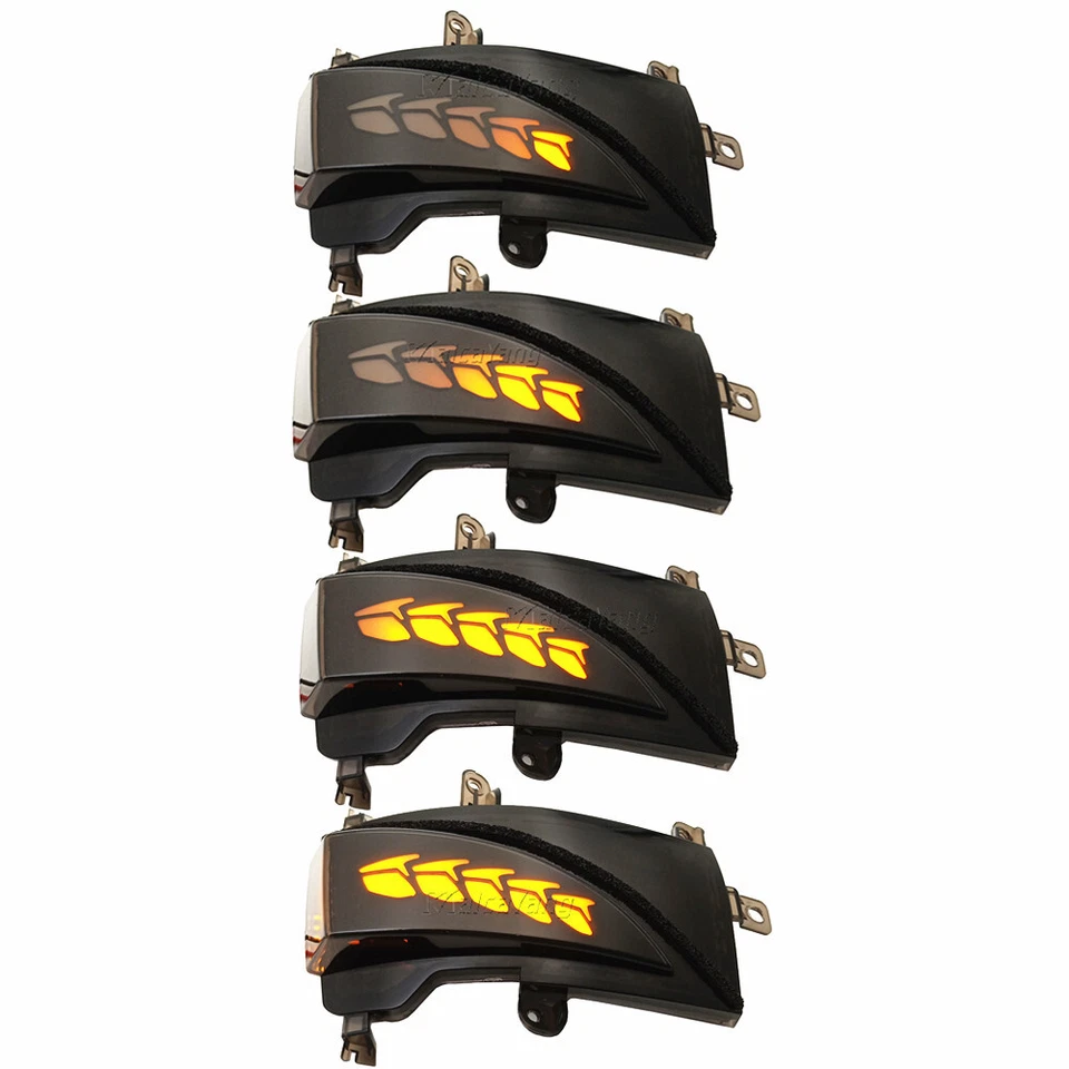 Espejo lateral LED luz de señal de giro secuencial para Infiniti QX56 QX80 Nissan Quest Foto 2 de 4