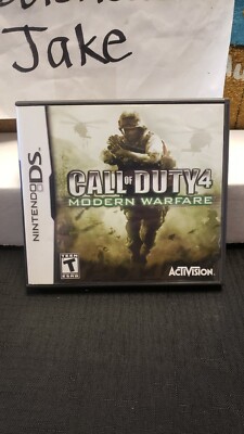 CIB CALL OF DUTY 4 MODERN WARFARE COD 4 NINTENDO DS VIDEO