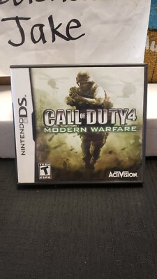 CIB CALL OF DUTY 4 MODERN WARFARE COD 4 NINTENDO DS VIDEO GAME | eBay