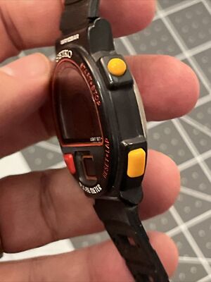 1989's SEIKO S240-400C SPORTS PULSE 腕時計 Vintage 38mm Seiko S240-400C Pulse Meter Men's Quartz