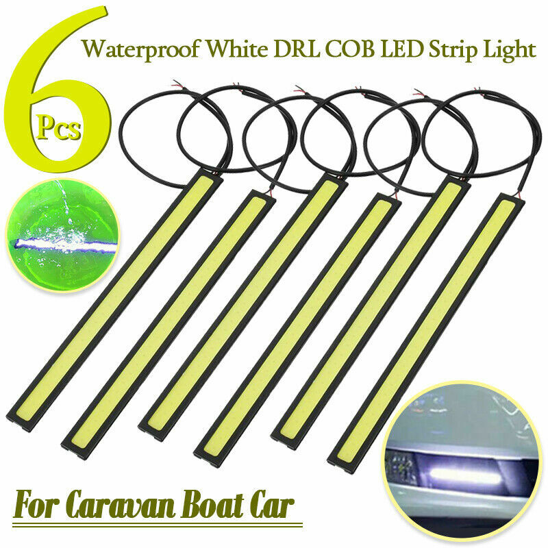 4x 12LED RGB LED Neon Strip Lights Music Remote Control Car Interior