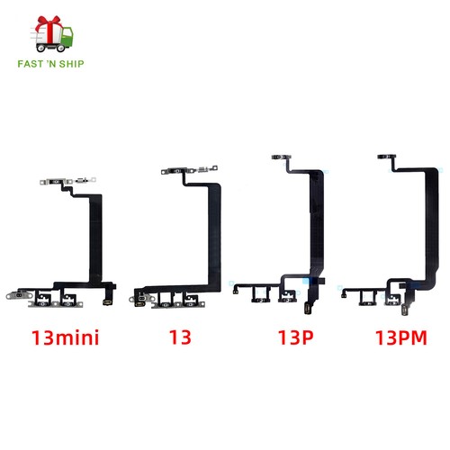 OEM Power Volume Switch Button Flash Flex Cable For iPhone 11 12 13 Pro Max X XR - Zdjęcie 38 z 41