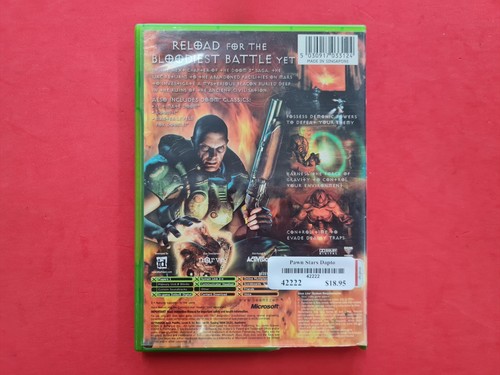 Doom 3: Resurrection of Evil (Microsoft Xbox, 2005) - Picture 2 of 4