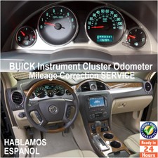 BUICK 2003-2016  Instrument Cluster Mileage Correction Service - Check list