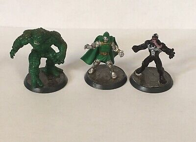 Marvel Heroscape Lot Of 3 Figures Venom Doctor Doom Abomination No Cards | eBay