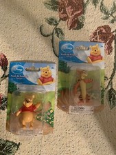  DISNEY WINNIE THE POOH POOH  FRIENDS TIGGER SET OF 2 MINI FIGURES NEW 
